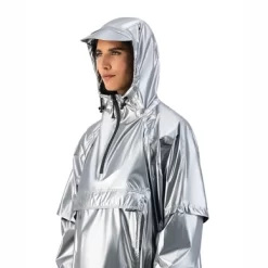 Poncho Maium Poncho Unisex Silver -Regenstiefel Geschäft PO SI 09