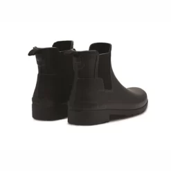 Gummistiefel Hunter Original Refined Chelsea Schwarz Damen -Regenstiefel Geschäft PROD AW17 ORG WFS1017RMA BLK 3