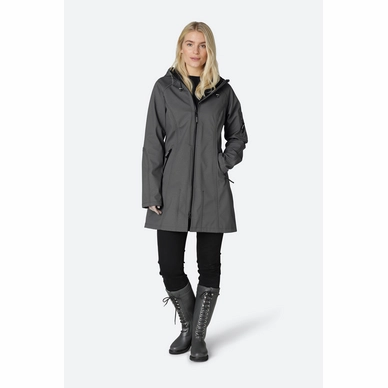 Regenjacke Ilse Jacobsen RAIN37 Dark Shadow Damen 4 Regenjacke Ilse Jacobsen RAIN37 Dark Shadow Damen – Bild 2