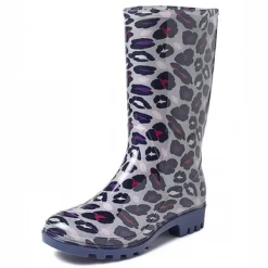 Gummistiefel Chuva Romy Grijs Panter Damen