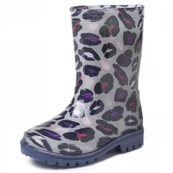 Gummistiefel Chuva Romy Grau Panter Kinder