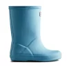 Gummistiefel Hunter First Classic Borealis Blue Kinder -Regenstiefel Geschäft Regenlaars Hunter Kids First Classic Borealis Blue