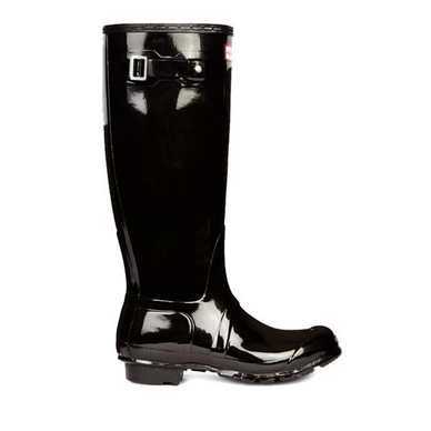 Gummistiefel Hunter Original Wellington Tall Gloss Schwarz 3 Gummistiefel Hunter Original Wellington Tall Gloss Schwarz