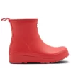 Regenstiefel Hunter Original Play Short Wellington: Logo Red Damen