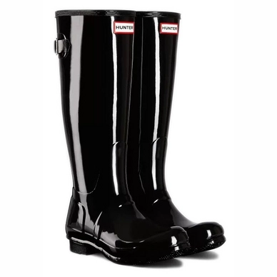 Gummistiefel Hunter Original Wellington Tall Gloss Schwarz 5 Gummistiefel Hunter Original Wellington Tall Gloss Schwarz – Bild 3