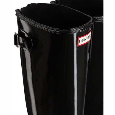 Gummistiefel Hunter Original Wellington Tall Gloss Schwarz 7 Gummistiefel Hunter Original Wellington Tall Gloss Schwarz – Bild 5