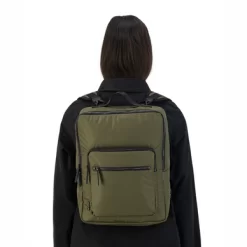 Rucksack Maium Shoulder Backpack Unisex Army Green -Regenstiefel Geschäft SBP AG 7