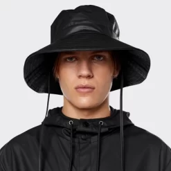 Regenhut Rains Black -Regenstiefel Geschäft boonie20hat20black203