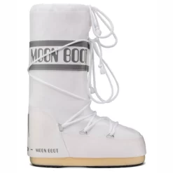 Schneestiefel Moon Boot Junior Nylon White Kinder