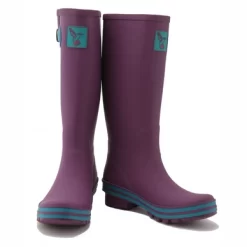 Gummistiefel Evercreatures Eggplant Obsession Hoch -Regenstiefel Geschäft evercreatures eggplant obsession b