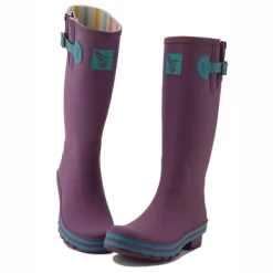 Gummistiefel Evercreatures Eggplant Obsession Hoch -Regenstiefel Geschäft evercreatures eggplant obsession c