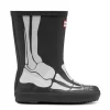 Gummistiefel Hunter Original Kids First Classic Skeleton Print -Regenstiefel Geschäft hunter KFT5067RMA black 1