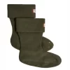 Stiefelsocke Hunter U Fleece Short Boot Sock Dark Olive -Regenstiefel Geschäft laarzensok groen