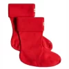 Stiefelsocke Hunter U Fleece Short Boot Sock Military Red -Regenstiefel Geschäft laarzensok rood