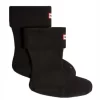 Stiefelsocke Hunter U Fleece Short Boot Sock Black -Regenstiefel Geschäft laarzensok zwart